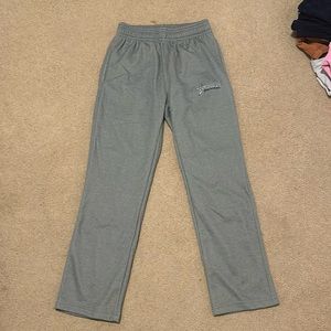 grey polyester sweatpants
